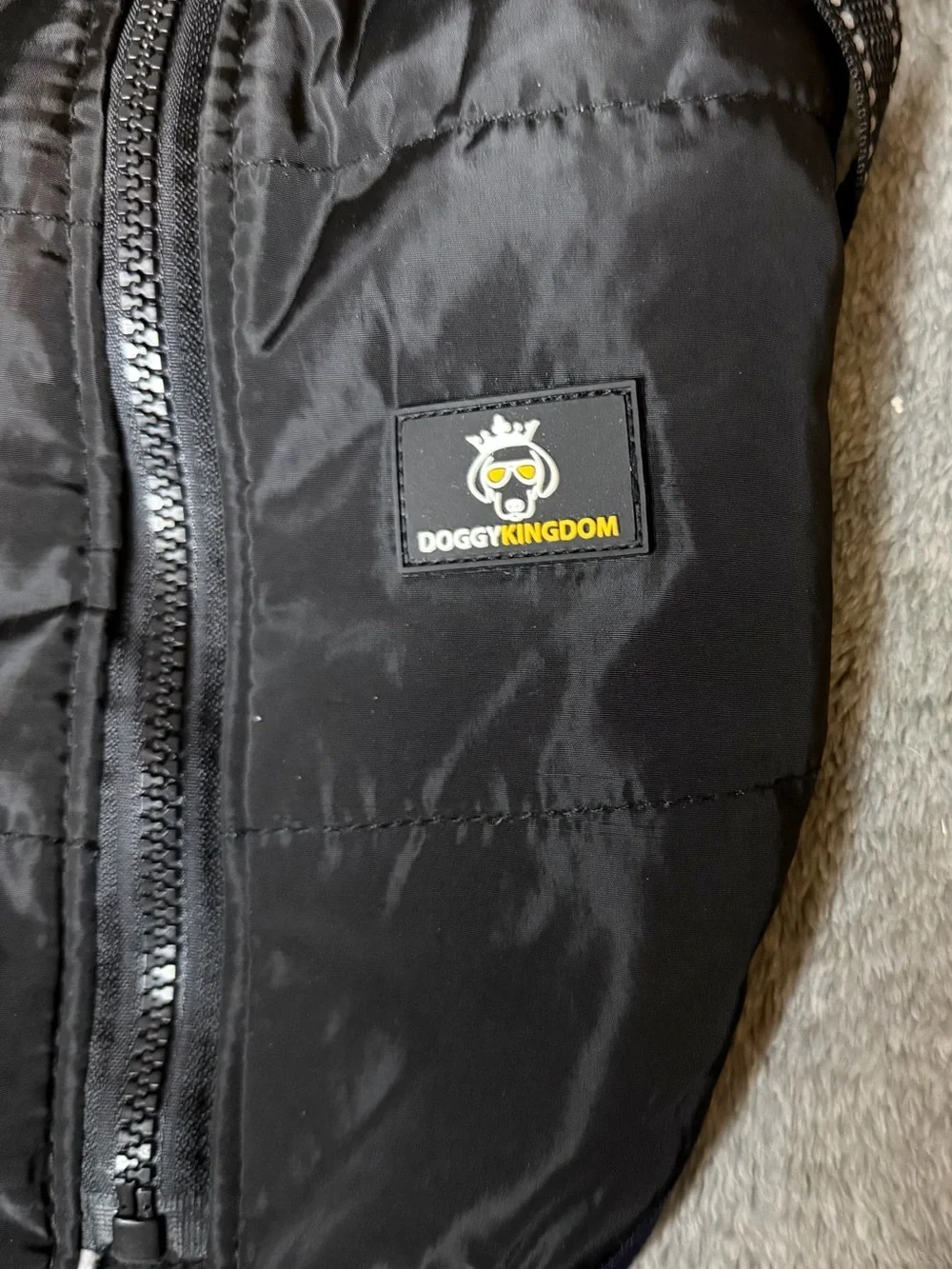 Doggy Kingdom Black Vest / Dog Cost Multiple Sizes